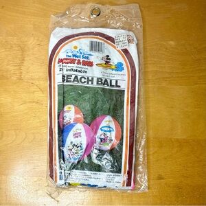 Vintage Disney The Wet Set Mickey & Pals Mickey Mouse 24” Beach Ball New